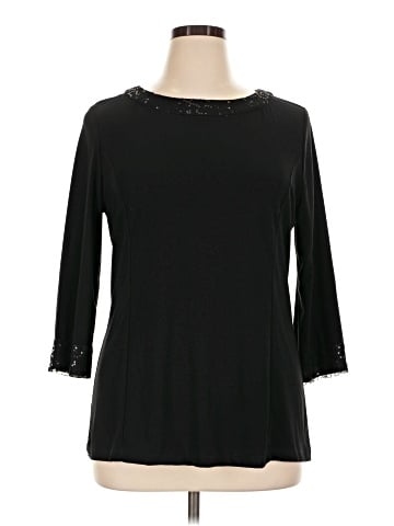 Jaclyn Smith 3/4 Sleeve Top (view 1)