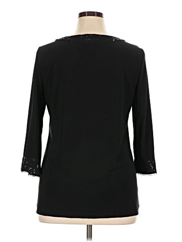 Jaclyn Smith 3/4 Sleeve Top (view 2)