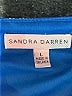 Sandra Darren Paisley Blue Cocktail Dress Size L - photo 7