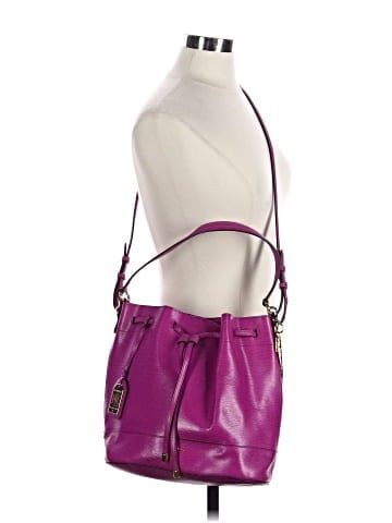Lauren by Ralph Lauren Leather Bucket Bag (view 2)
