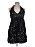 Emerald Sundae 100% Polyester Stars Black Cocktail Dress Size L - photo 1