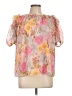 Olivaceous 100% Polyester Pink Short Sleeve T-Shirt Size L - photo 1