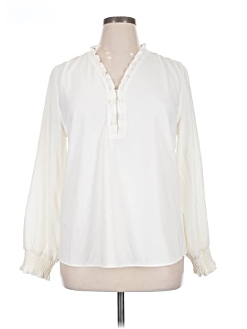 Peace of Cloth Long Sleeve Blouse (view 1)