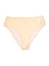 Popvil Color Block Gold Swimsuit Bottoms Size S - photo 1