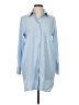 Unbranded Blue Long Sleeve Button-Down Shirt Size S - photo 1