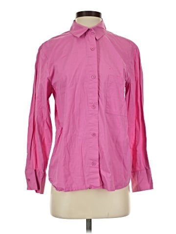 Divided by H&M Long Sleeve Button-Down Shirt (view 1)