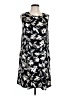 Apt. 9 Graphic Black Casual Dress Size L - photo 1