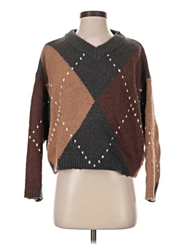 Line & Dot Pullover Sweater (view 1)