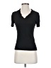 Etcetera Black Short Sleeve Top Size S - photo 1