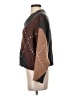 Line & Dot Argyle Brown Pullover Sweater Size S - photo 5