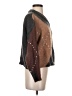 Line & Dot Argyle Brown Pullover Sweater Size S - photo 4