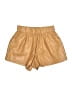 Crosby 100% Polyester Metallic Gold Shorts Size M - photo 1