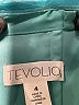 Tevolio 100% Polyester Solid Teal Cocktail Dress Size 4 - photo 7