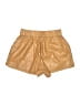 Crosby 100% Polyester Metallic Gold Shorts Size M - photo 2