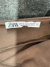Zara Solid Brown Cocktail Dress Size S - photo 4