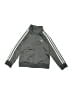 Adidas 100% Polyester Gray Track Jacket Size 5 - photo 1