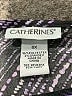 Catherines Chevron-herringbone Purple Casual Dress Size 0X - photo 7