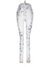 Carbon38 Print White Leggings Size M - photo 1