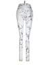 Carbon38 Print White Leggings Size M - photo 2