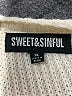 Sweet & Sinful Stripes Yellow Pullover Sweater Size XL - photo 7
