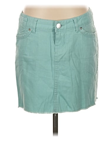 Express Denim Skirt (view 1)