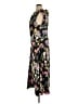 ASOS 100% Polyester Floral Black Casual Dress Size 16 - photo 5