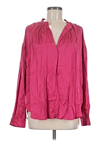 Xirena Long Sleeve Silk Top (view 1)