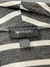 AB Studio Stripes Gray Cardigan Size M - photo 7
