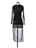 ALLSAINTS Graphic Black Cocktail Dress Size 2 - photo 1