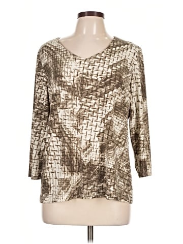 Easywear by Chico's 3/4 Sleeve Top (view 1)