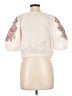 Universal Thread 100% Cotton Ivory Short Sleeve Blouse Size L - photo 2