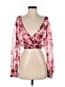 Xtaren 100% Polyester Pink Long Sleeve Blouse Size S - photo 1