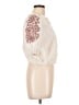 Universal Thread 100% Cotton Ivory Short Sleeve Blouse Size L - photo 4