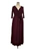 Love Squared Burgundy Casual Dress Size 2X - photo 1