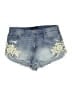 Aeropostale Floral Blue Shorts Size 16 - photo 1