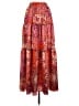 Unbranded 100% Polyester Paisley Orange Casual Skirt Size S - photo 2
