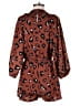 Tyche Animal Print Brown Romper Size M - photo 2