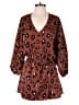 Tyche Animal Print Brown Romper Size M - photo 1