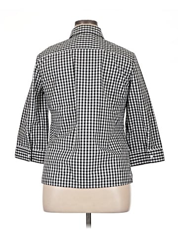 Foxcroft 3/4 Sleeve Button-Down Shirt (view 2)