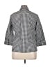 Foxcroft Checkered-gingham Black 3/4 Sleeve Button-Down Shirt Size 16 (petite) - photo 2