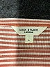 Max Studio Stripes Orange Short Sleeve T-Shirt Size L - photo 7
