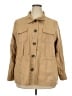 Talbots 100% Cotton Solid Tan Jacket Size 2X - photo 1