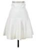 BCBGMAXAZRIA Solid White Formal Skirt Size XS - photo 1