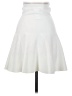 BCBGMAXAZRIA Solid White Formal Skirt Size XS - photo 2