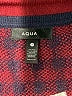 Aqua Plaid Burgundy Cardigan Size S - photo 9