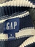 Gap 100% Cotton Stripes Blue Turtleneck Sweater Size S - photo 7