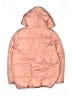 Old Navy 100% Polyester Solid Pink Snow Jacket Size 8 - photo 2
