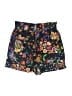 Tibi 100% Polyester Floral Black Shorts Size M - photo 2