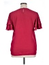 Attention 100% Polyester Burgundy Short Sleeve Top Size 1X - photo 2