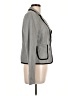 BCBG Paris Houndstooth Gray Blazer Size 10 - photo 4